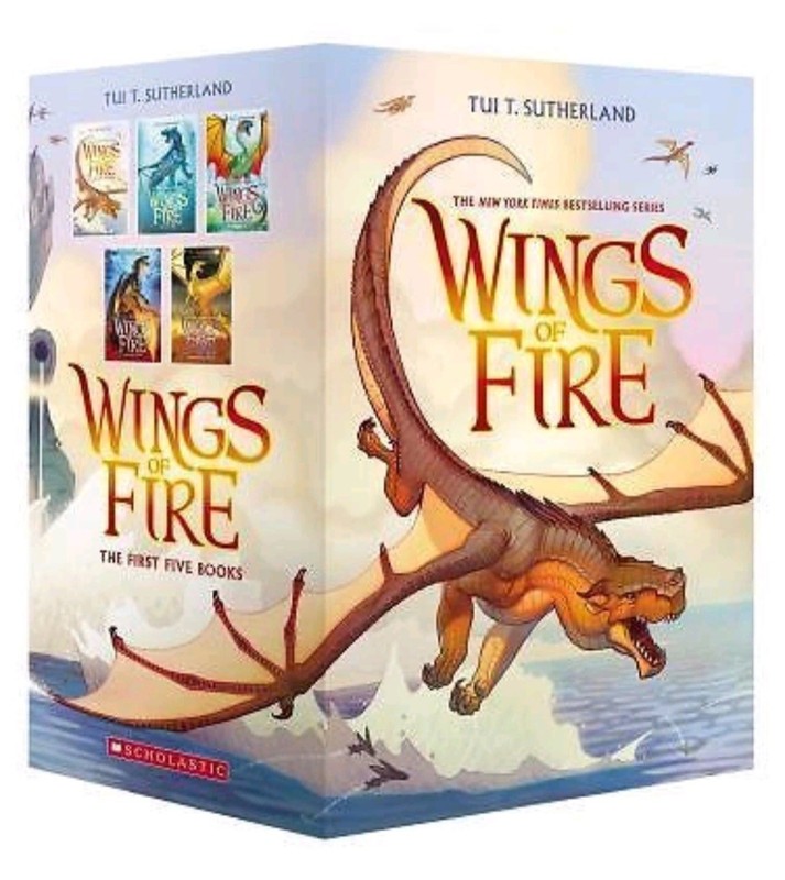 NEW Wings of Fire Boxset Books 1 - 5 Tui T. Sutherland Book Lot Paperback Sealed gallery
