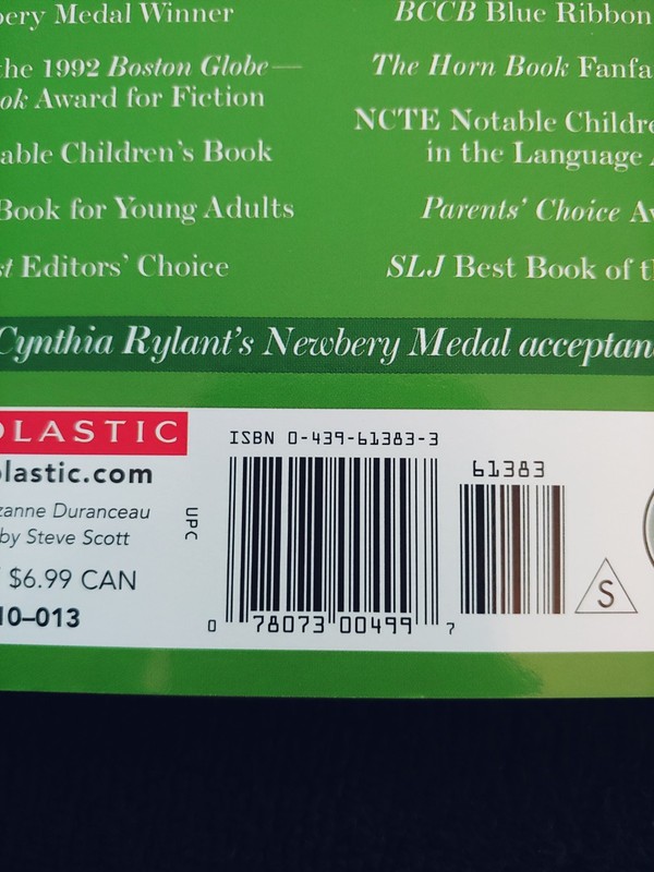 Missing May (Newbery Medal Book) - Paperback - Classroom set of 26 - GOOD gallery