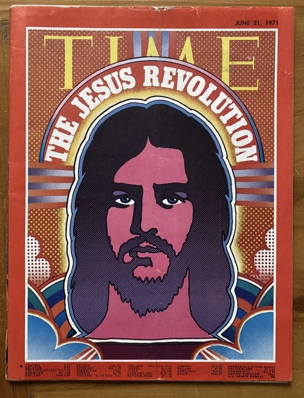Time Magazine 1971 The Jesus Revolution Lonnie NO LABEL Rare Collectors June 21