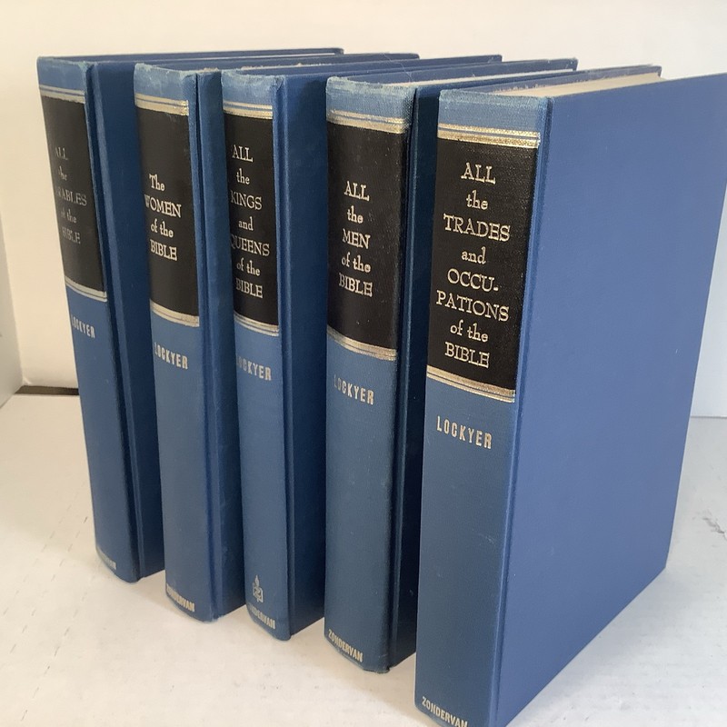 The All Series, Women Of The Bible Herbert Lockyer~Lot of 5~ HC Bible Teaching gallery