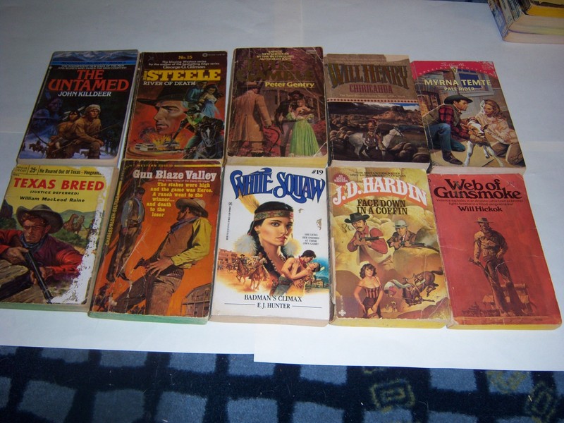 Vintage Western Old West Cowboys Paperback Books (PICK & CHOOSE) $2 Each gallery