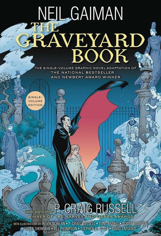 The Graveyard Book Graphic Novel Single Volume – paperback Gaiman, Neil|Russ…