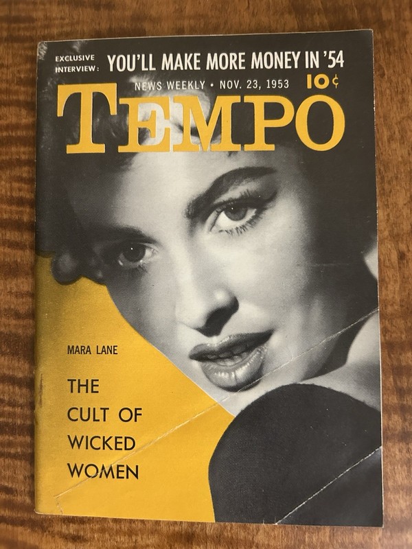 6 x 1950s Tempo Pocket Magazines News Tabloid Lot of 6 from 1953 gallery