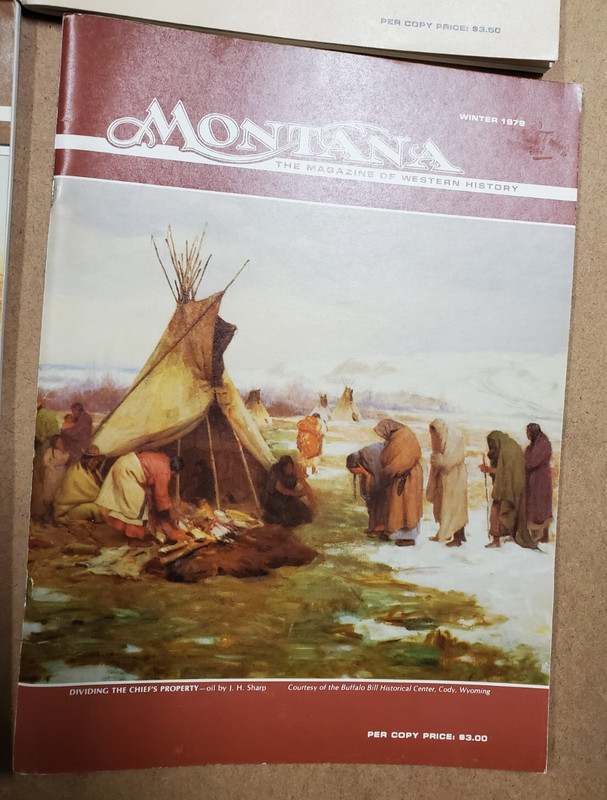 Vintage Lot Of 4 Montana The Magazine of Western History 1979 Bimonthly Magazine gallery