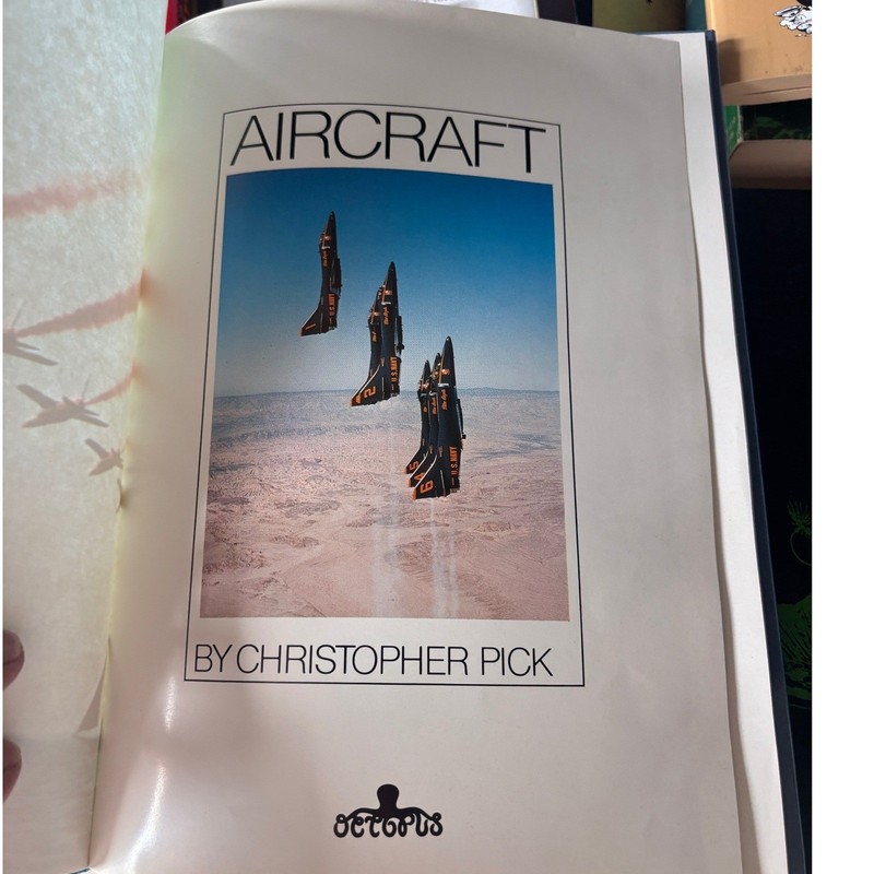 Octopus Books Aircraft in Color Christopher Pick Hardcover Blue Aviation History gallery