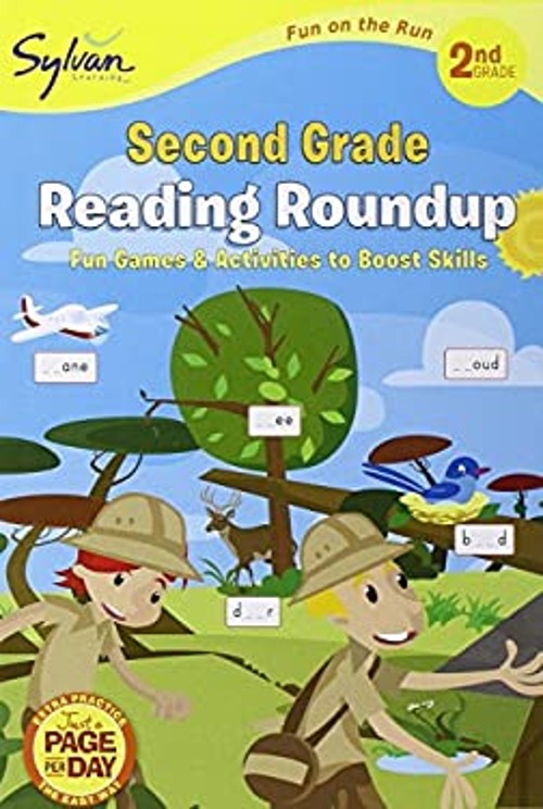 Reading Roundup, Grade 2 Paperback Sylvan Learning Staff