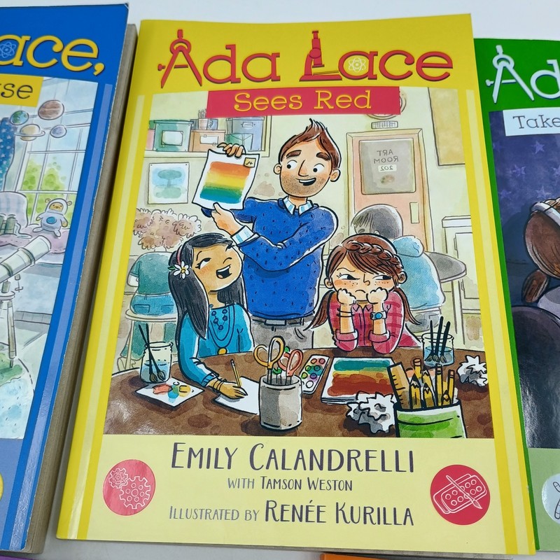 5 Books Ada Lace Adventures Series Books in Paperback 1,2,3,5 &6 Kids Books gallery