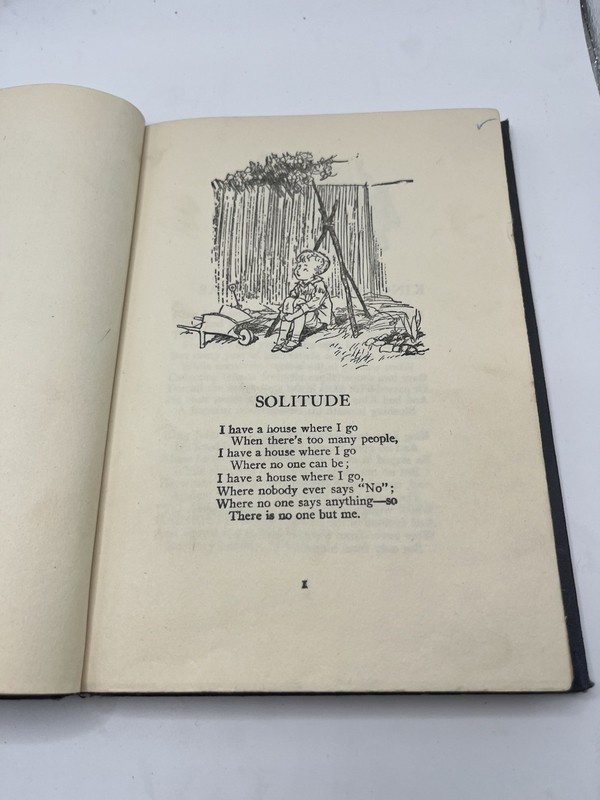 A. A. Milne Now We Are Six Hardcover Illustrated 1927 E. P. Dutton New York gallery