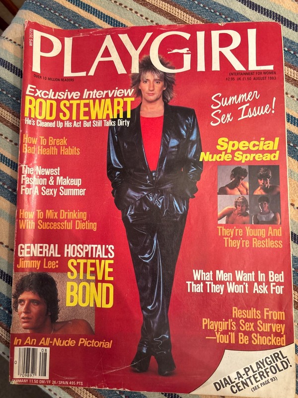 (2) $ 16 each (two ) playgirl magazines 1983 August and September1983