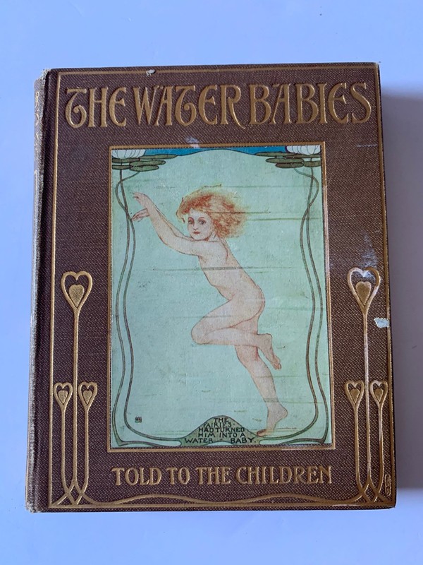 ANTIQUE Children’s Book The Water Babies by Charles KINGSLEY Illustrated.