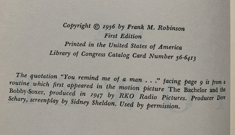 Frank M. Robinson The Power 1st Edition Lippincott Printing 1956 In Dust Jacket gallery