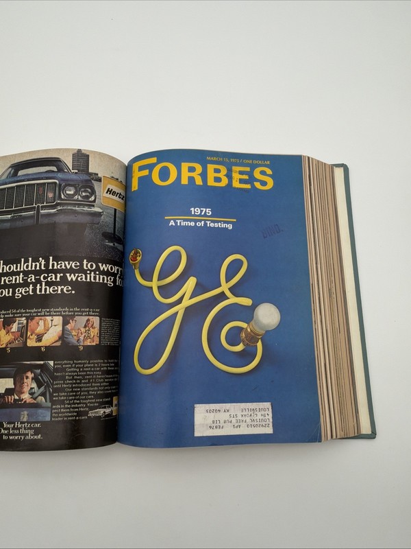 Forbes Magazine Hardbound January-June Of 1975 / 12 Issues gallery