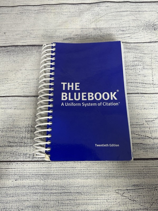 The Bluebook A Uniform System of Citation 2015 20th Edition Spiral Bound Book