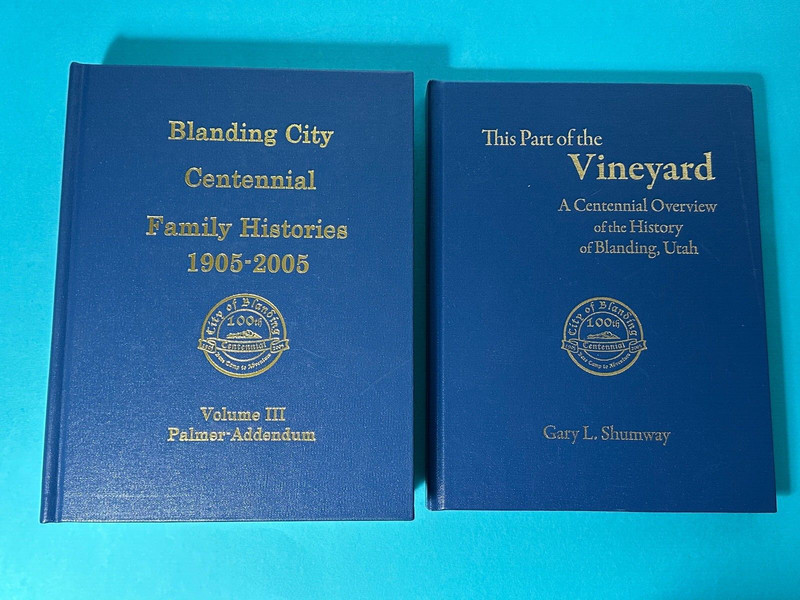 Centennial Overview History Blanding Utah family Gary Shumway Mormon 4 vols 2005 gallery