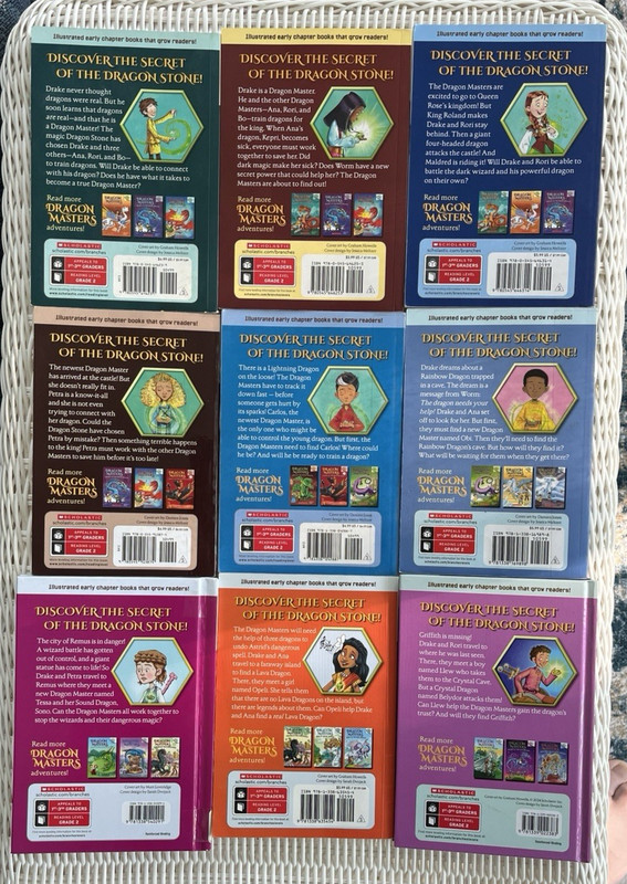 DRAGON MASTERS LOT OF 7 PB and 2 HC - 1, 2,4, 5, 7 10 16 18 26 - Tracey West gallery
