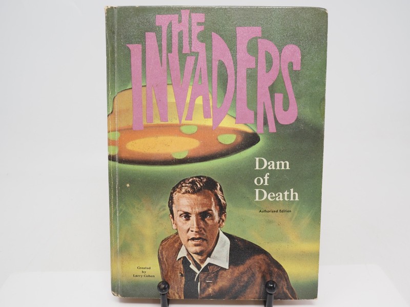 1967 The Invaders Dam Of Death UFO Jack Pearl Whitman TV Adventure Hardback