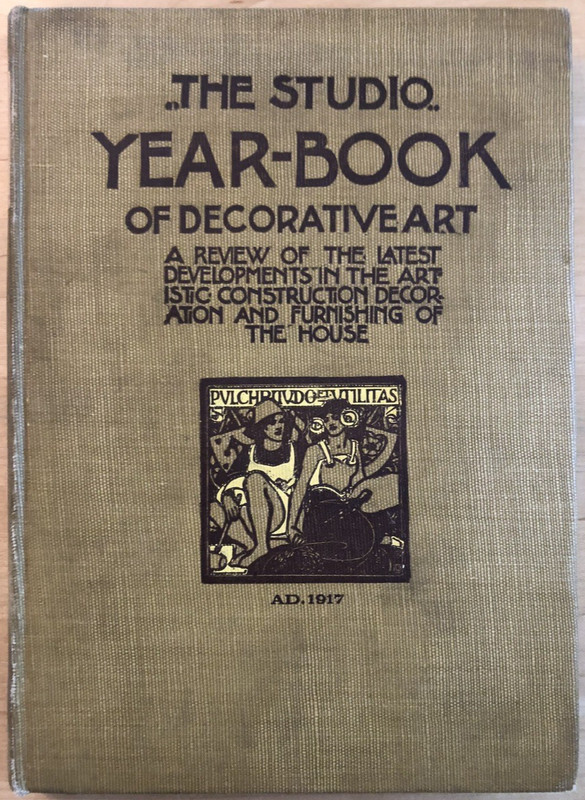 The Studio Year-Book of Decorative Art, 1917 hc, 100+ illustrations, 8 in color