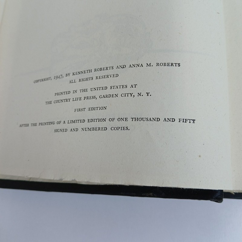 Book, Lydia Bailey By Kenneth Roberts 1947 Hardcover First Edition 488 pages gallery