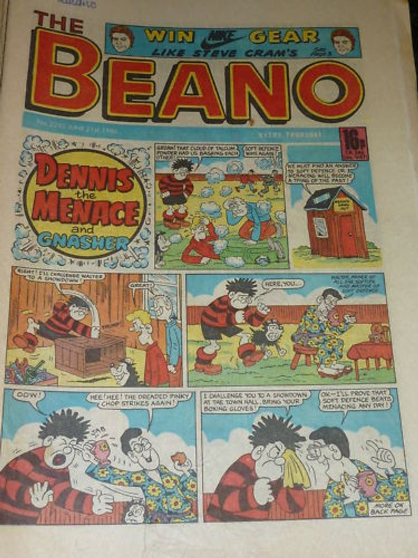 THE BEANO Comic – Issue No 2292 – Date 21/06/1986 – Year 1986 – UK Paper Comic
