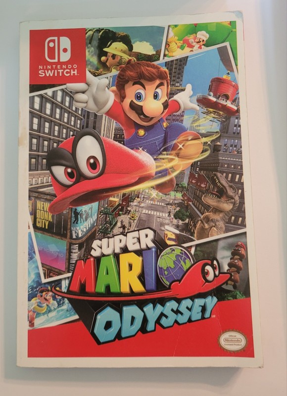 Official Strategy Guide – Super Mario Odyssey, Nintendo Switch Book -PLZ READ-
