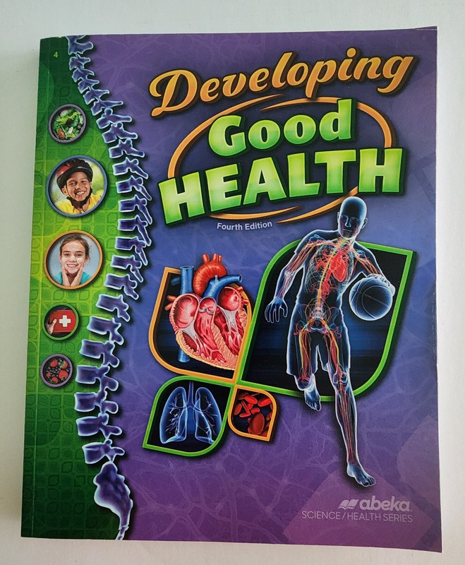 B447-49 * NEW ABEKA 4TH GRADE DEVELOPING GOOD HEALTH, FOURTH EDITION, 2023