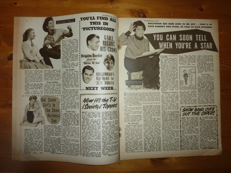 PICTUREGOER No 1054 Vol 30 16TH JULY 1955 DIANNE FOSTER COVER GINA LOLLOBRIGIDA gallery