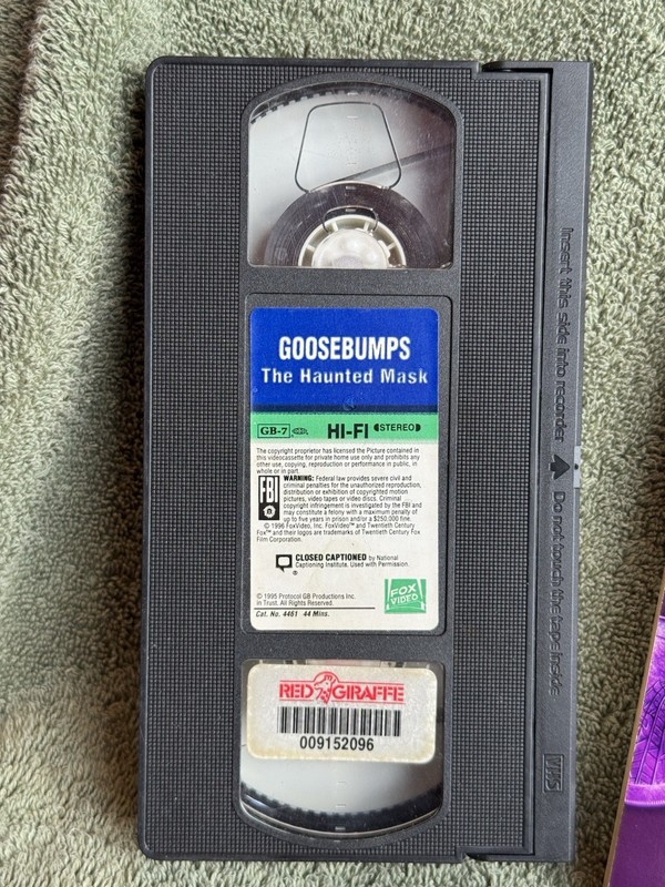 Goosebumps By R.L. STINE Book, VHS Tape And DVD gallery