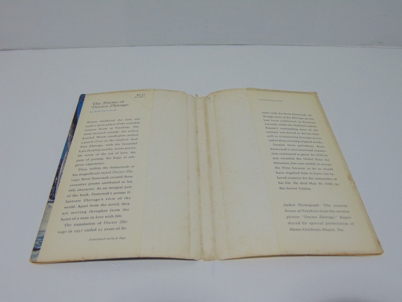 The Poems of Doctor Zhivago by Boris Pasternak (1967, Hardcover) gallery