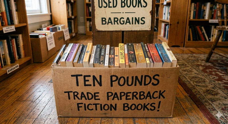 10 LB Box of Modern Trade Paperback Fiction Books! Wholesale Instant Collection
