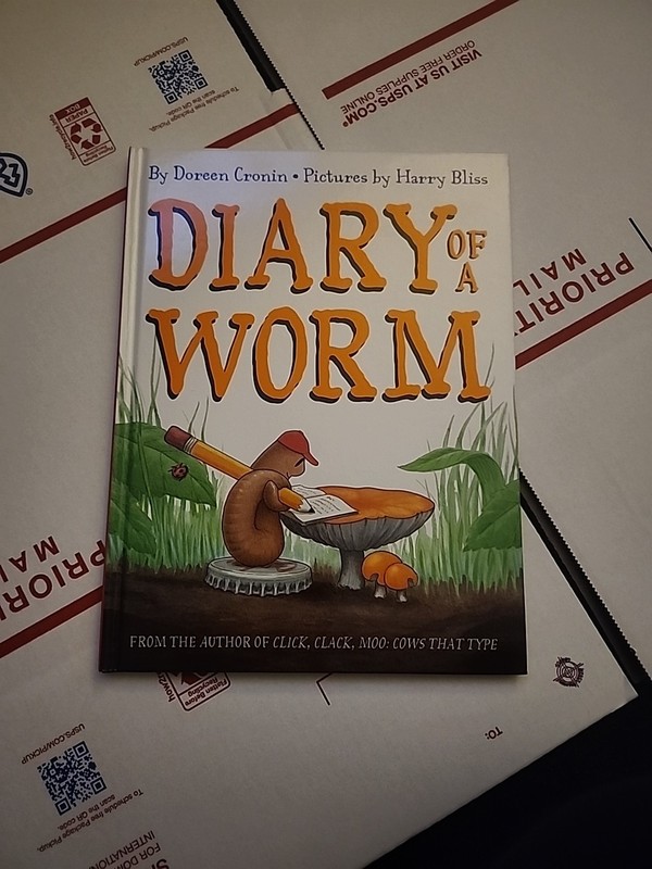 Diary of a Worm by Doreen Cronin (2003, Hardcover)