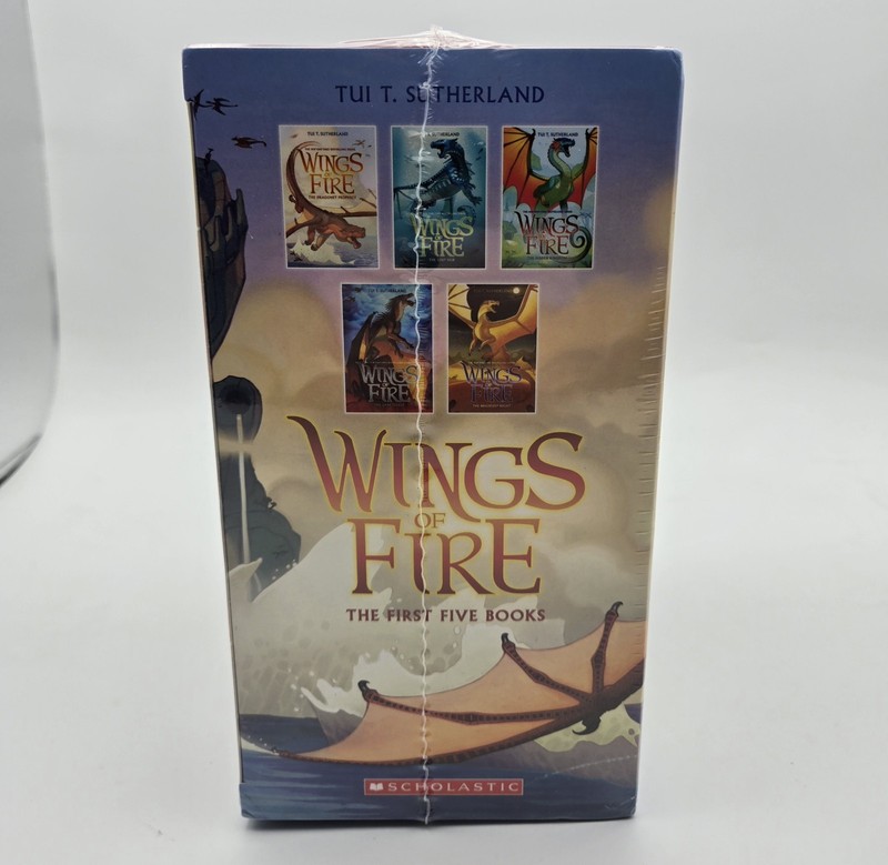 NEW Wings of Fire Boxset Books 1 - 5 Tui T. Sutherland Book Lot Paperback Sealed gallery