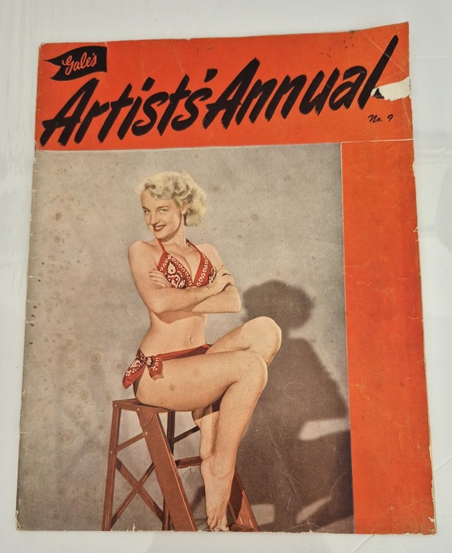 Gale’s Artist’s Annual Magazine, 2nd Printing, Vintage B&W Pin-Ups Photos