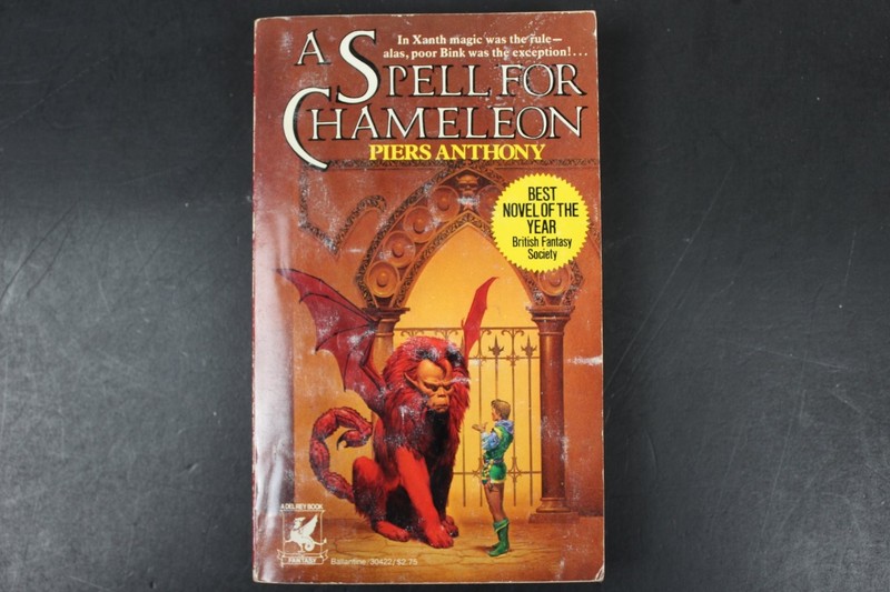 A Spell for Chameleon Piers Anthony 1983 14th Printing Fantasy Del Rey