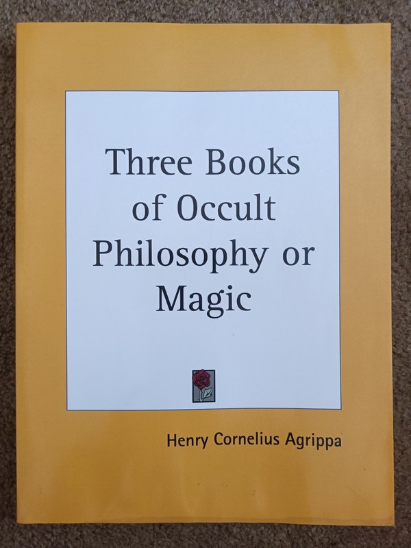 Henry Cornelius Agrippa Three Books of Occult Philosophy or Magic PB Reprint