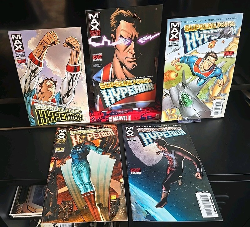 SUPREME POWER HYPERION MARVEL MAX #1-5 FULL SET – RUN [NM-] 5 COMICS IN LOT SET