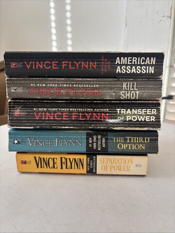 Vince Flynn – Mitch Rap Series – Books 1-5 in series – Free Shipping