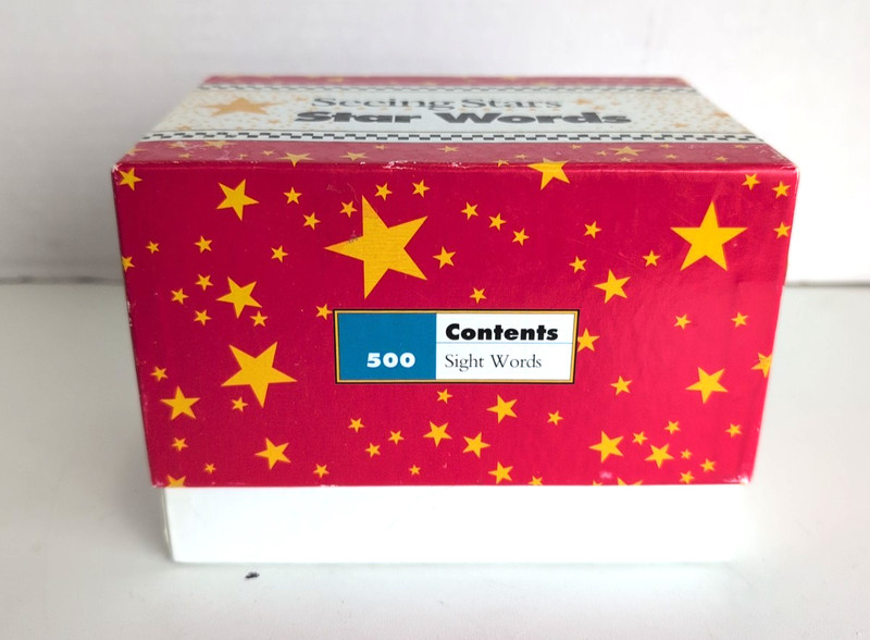 ✨Seeing Stars Star Words Box✨ Red Box ~ 0-500 ~ Sight Words gallery