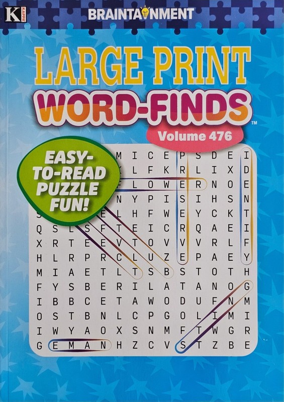 5 New Large Print Word-Finds Puzzle Books Kappa Games Vol #443-478 ~ Search,Hunt gallery