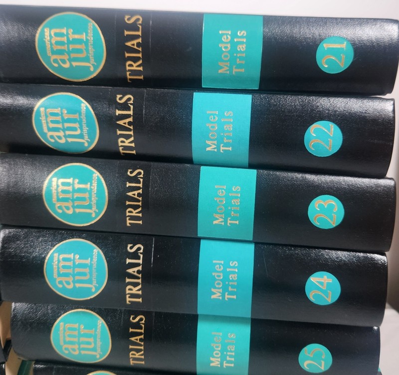 Lot Of 30 American Jurisprudence Trials Volumes 1-29 & Index Model Trials gallery