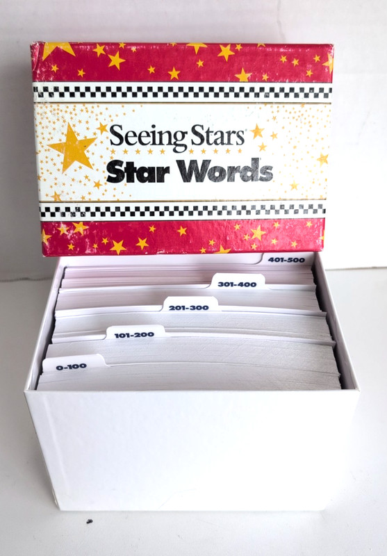 ✨Seeing Stars Star Words Box✨ Red Box ~ 0-500 ~ Sight Words