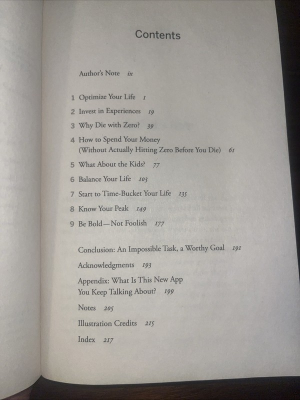 Die with Zero Getting All You Can from Bill Perkins Paperback gallery