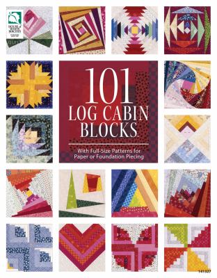 101 Log Cabin Blocks: With Full-Size Patt- DRG Publishing, 1592173357, paperback