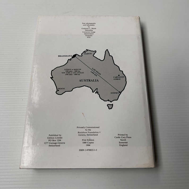 Bradshaws Ancient Rock Painting of North West Australia Grahame L Walsh Signed gallery