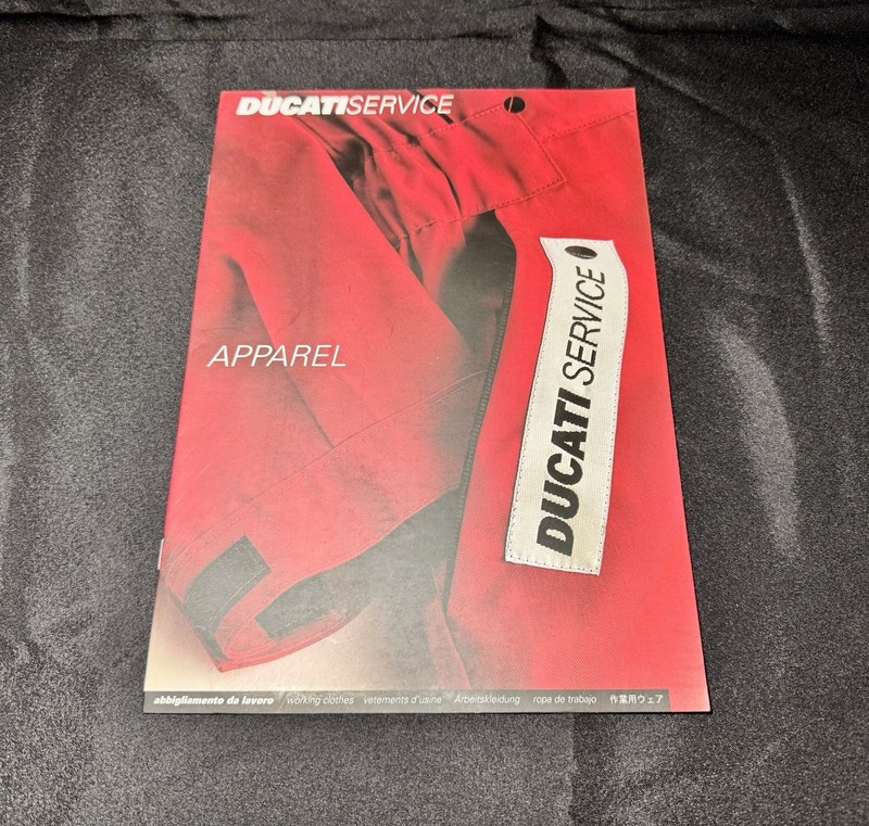 Ducati Performance Service Apparel Catalog Rare
