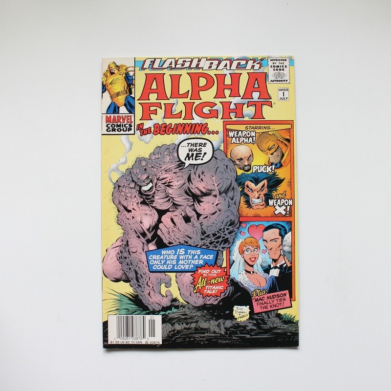 Alpha Flight In The Beginning #-1 minus 1 July 1997 Flashback
