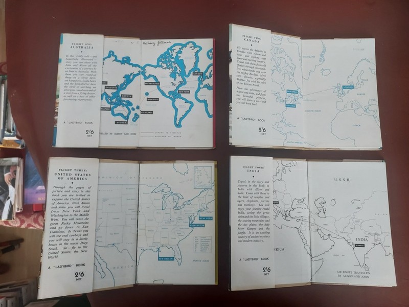 Vintage Ladybird Flight Book Set 1-4 Series 587 all 1st Editions in DJ's in VGC. gallery