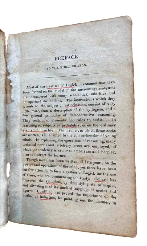 Elements of Logick or A Summary of ... Modes of Reasoning 4th Ed 1824 Levi Hedge gallery