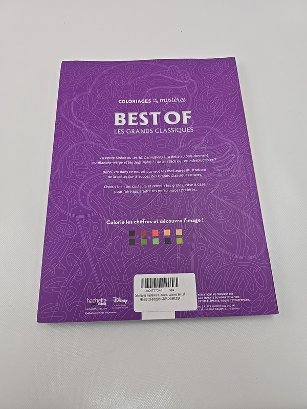 Coloriages mysteres Grands classiques Disney Best of by HACHETTE HEROES gallery
