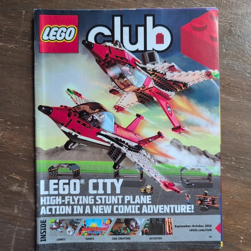 Lot of 6 Issues of LEGO Club Magazine Complete 2016 Year - Used gallery
