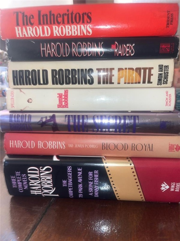 9 Novels in 7 Books Harold Robbins The Inheritors, Raiders, Pirate, Secret Lot gallery